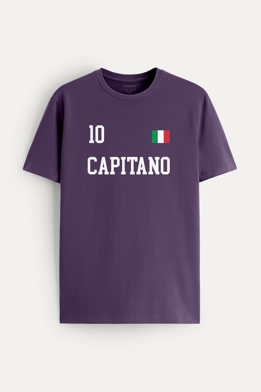 Tričko, Barva Fialová , s Potiskem Capitano Legend 10