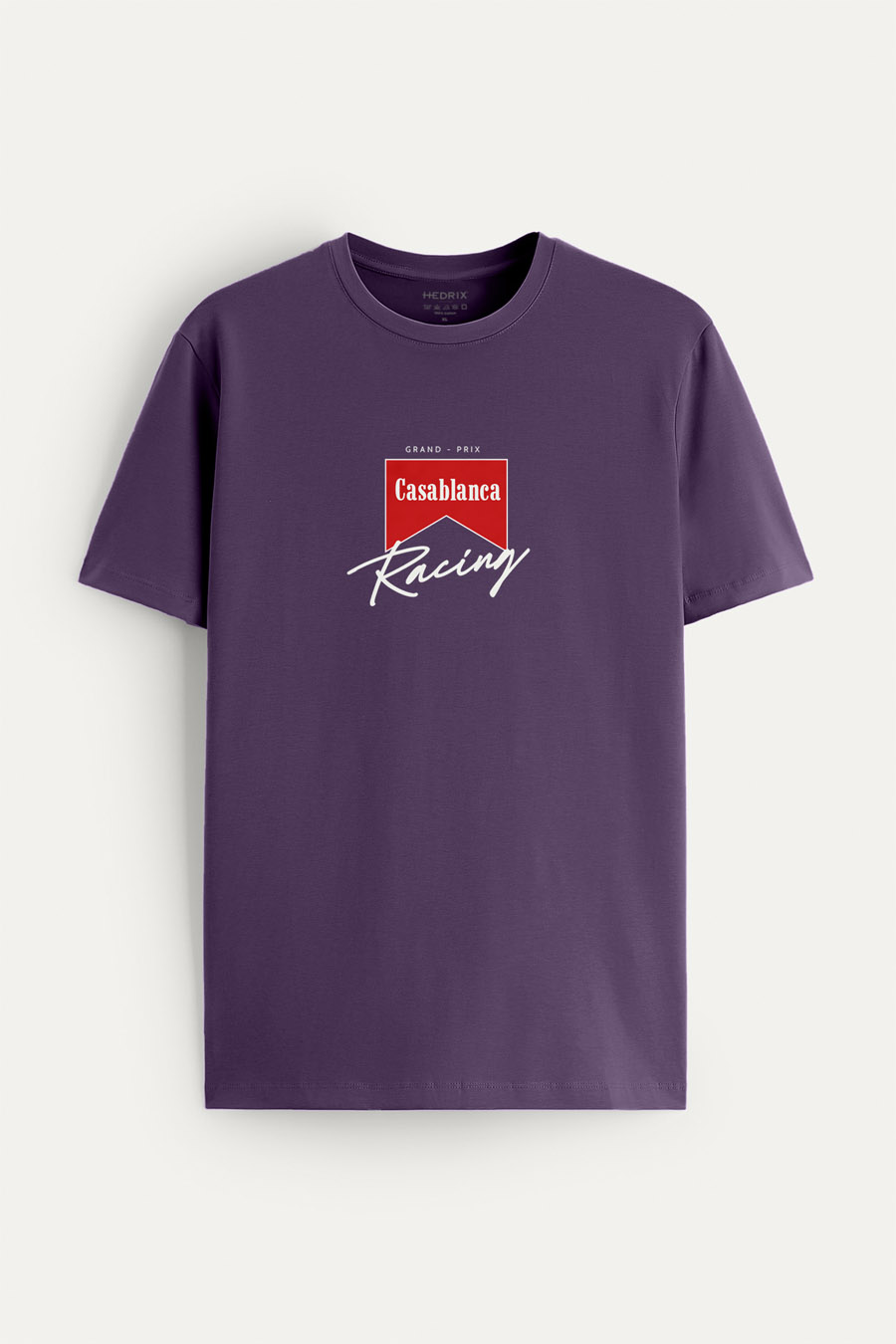 Tričko, Barva Fialová , s Potiskem Casablanca Racing