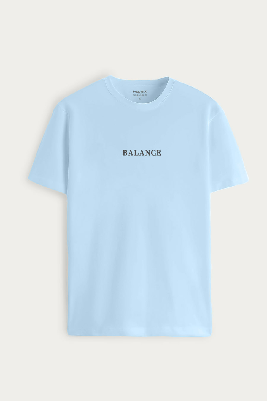 Tričko, Barva Nebesky Modrá , s Potiskem Balance