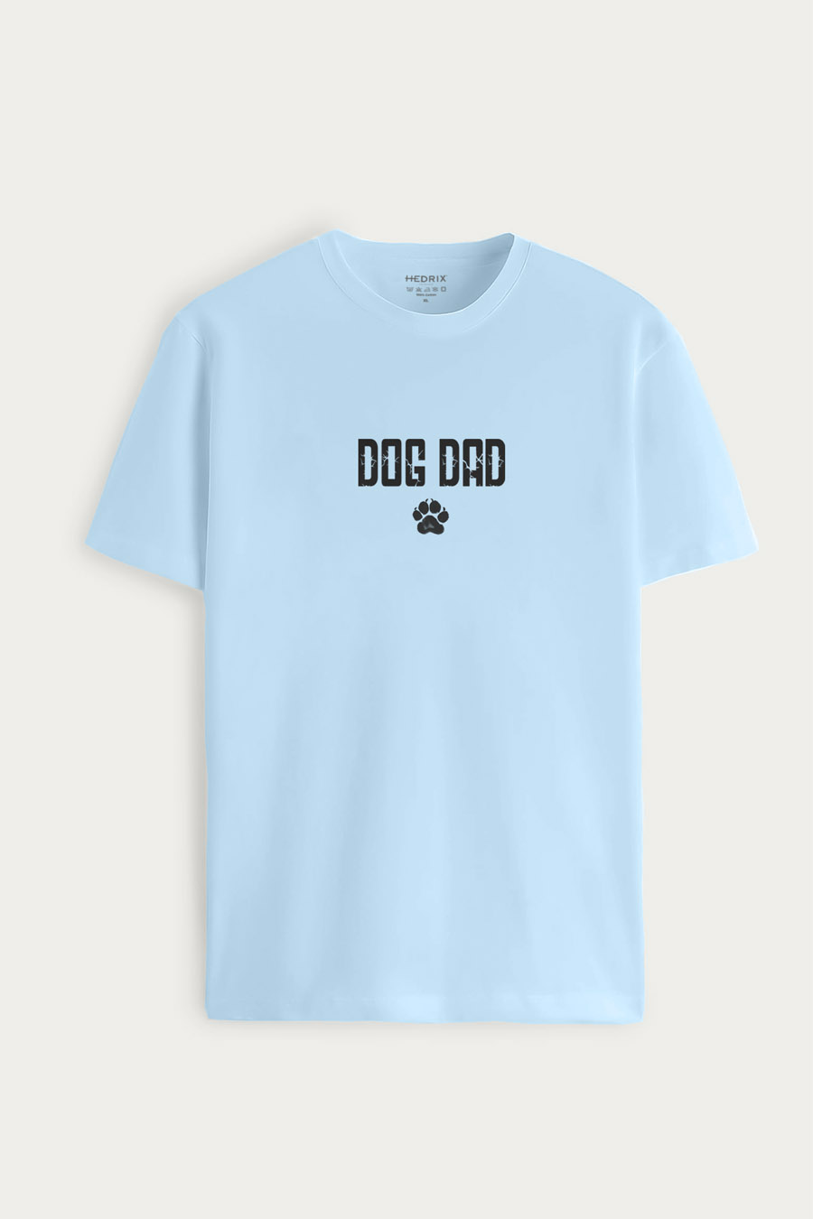 Tričko, Barva Nebesky Modrá , s Potiskem Dog Dad