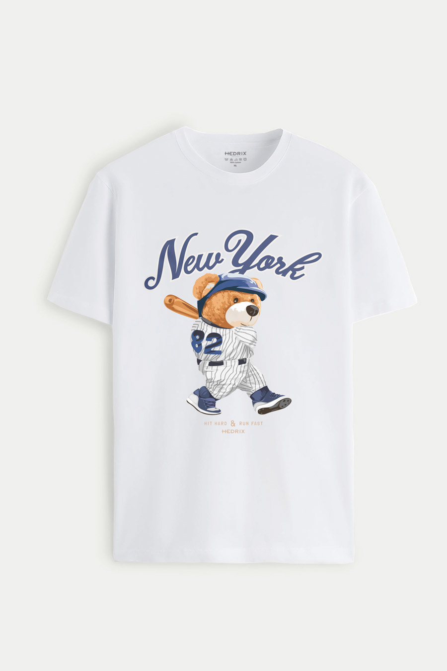 Levně Tričko, Barva Bílá, s Potiskem Baseball Teddy