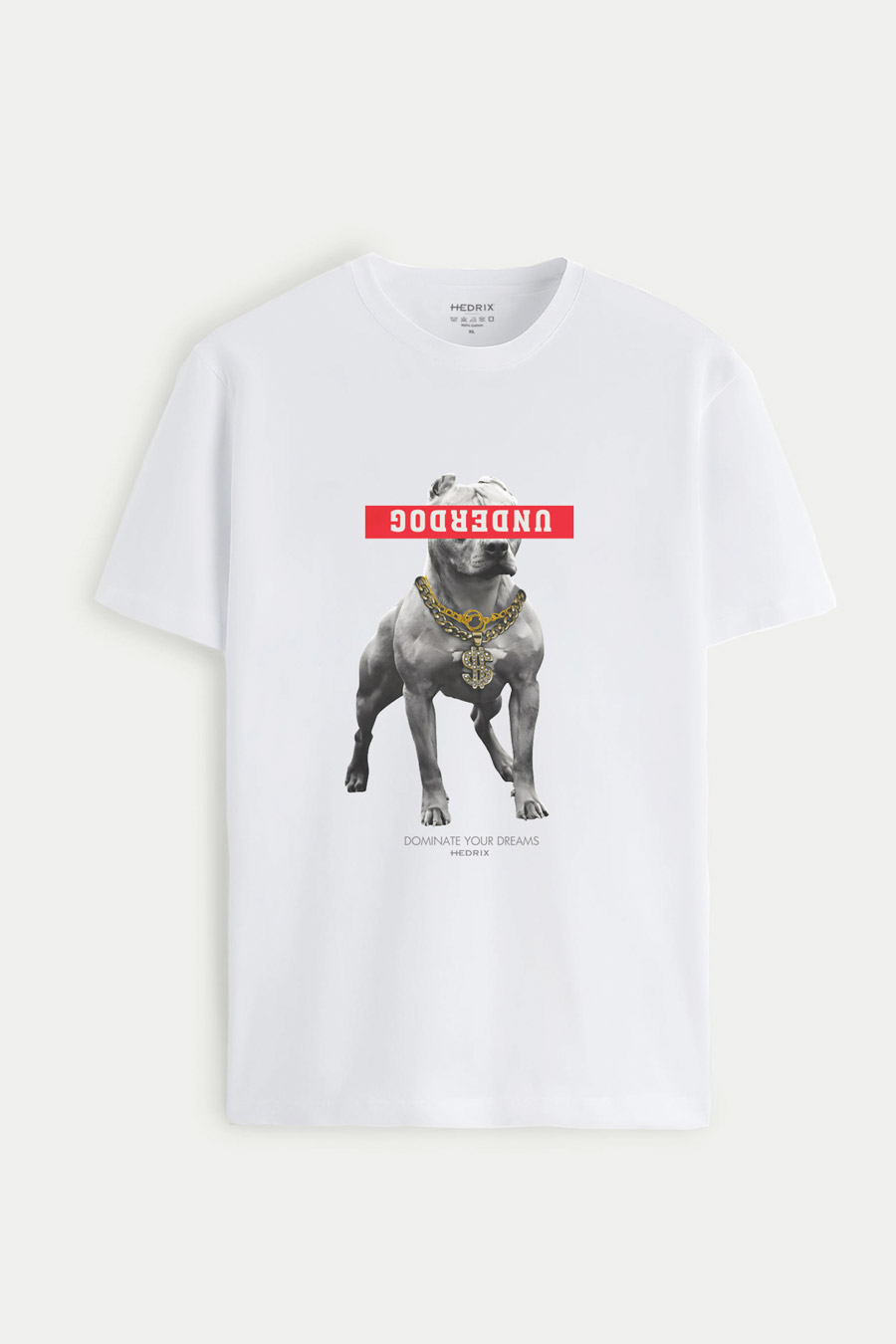 Levně Tričko, Barva Bílá, s Potiskem Underdog
