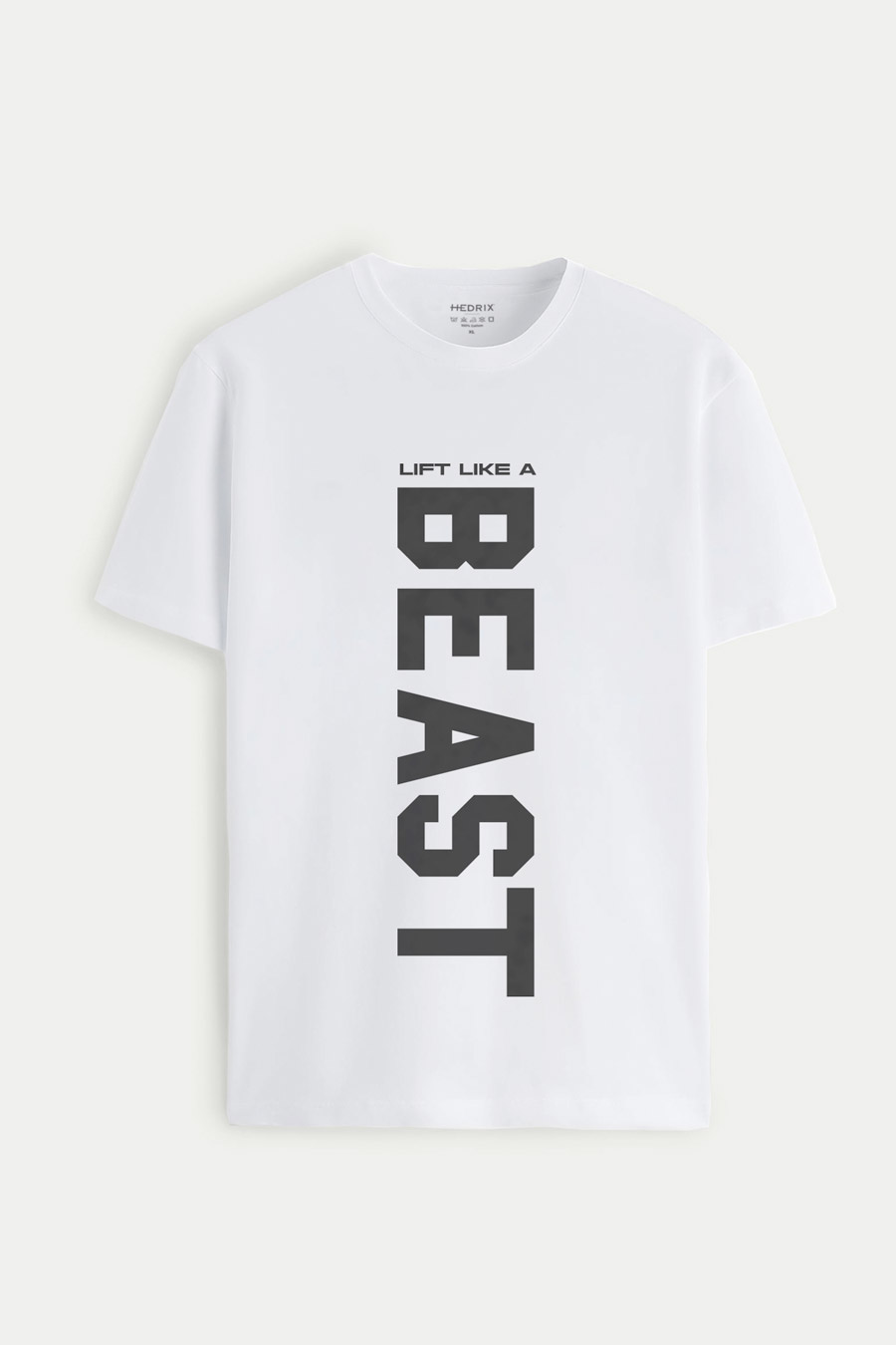 Levně Tričko, Barva Bílá, s Potiskem Be A Beast