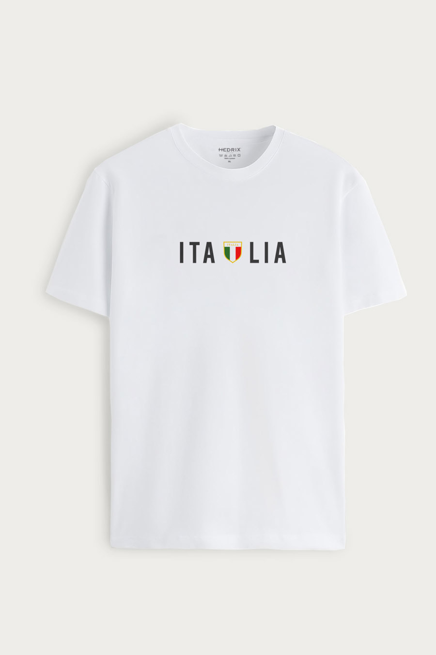 Tričko, Barva Bílá, s Potiskem Italia Squadra