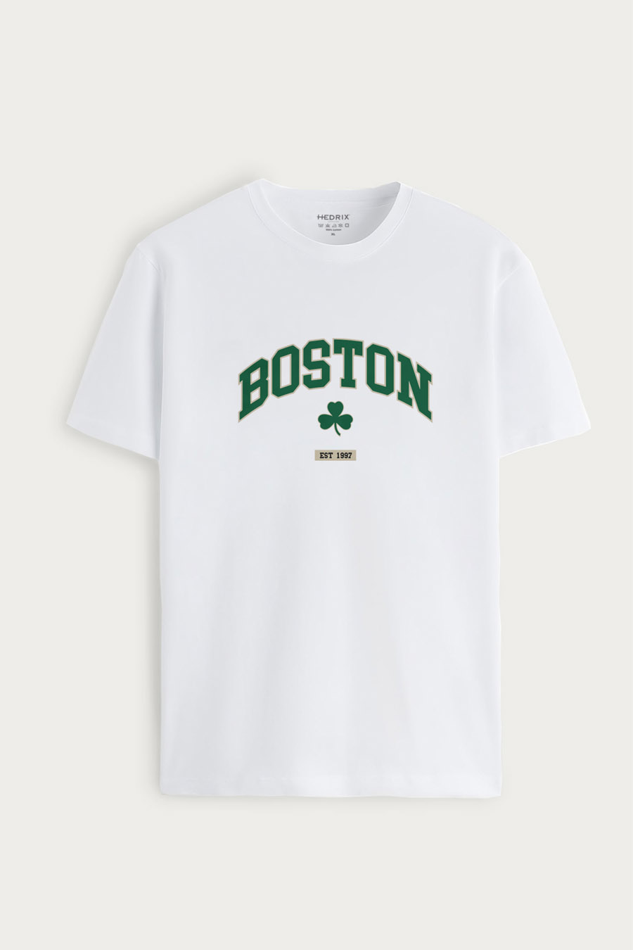 Tričko, Barva Bílá, s Potiskem Boston Legacy