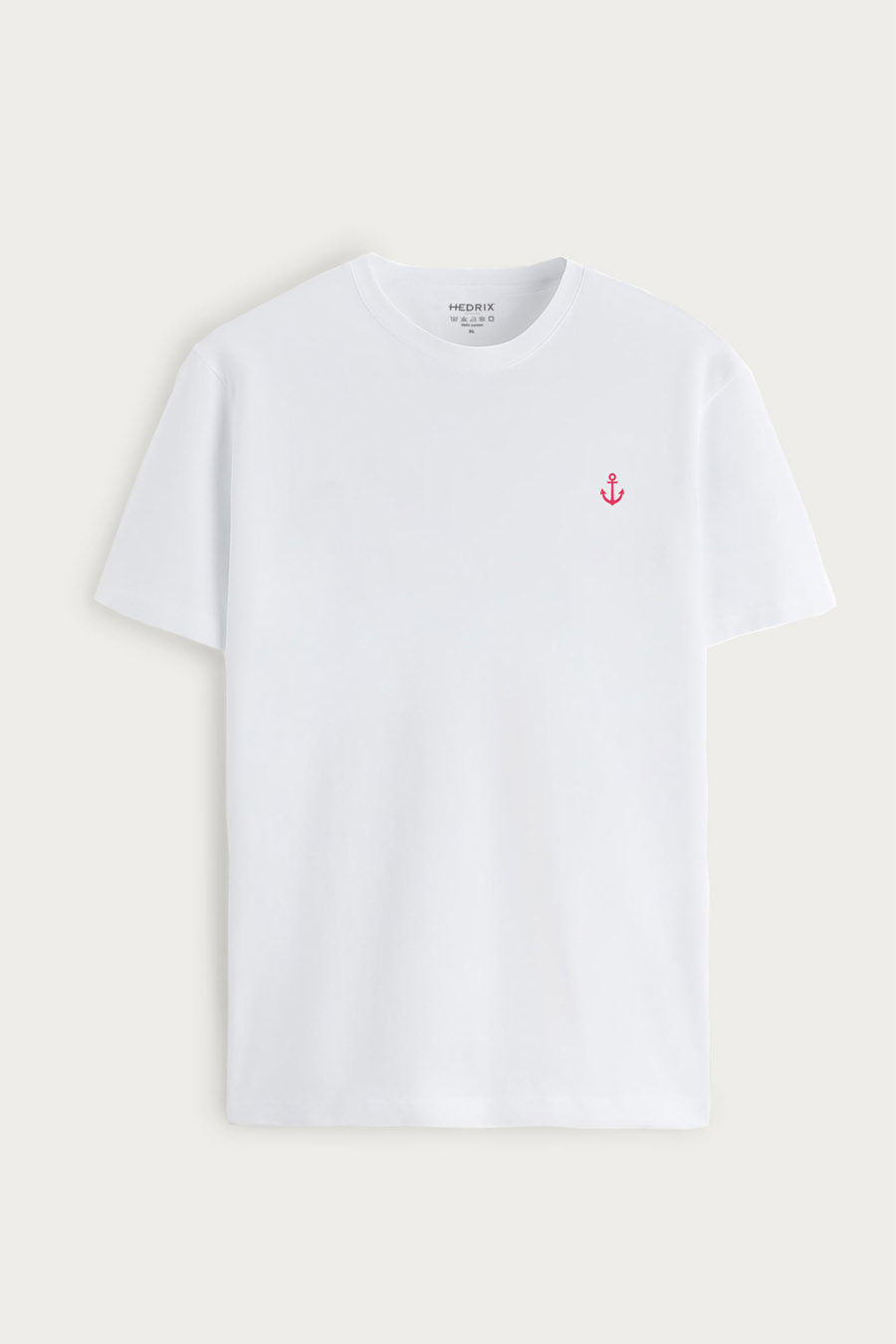 Levně Tričko, Barva Bílá, s Potiskem Anchor Logo