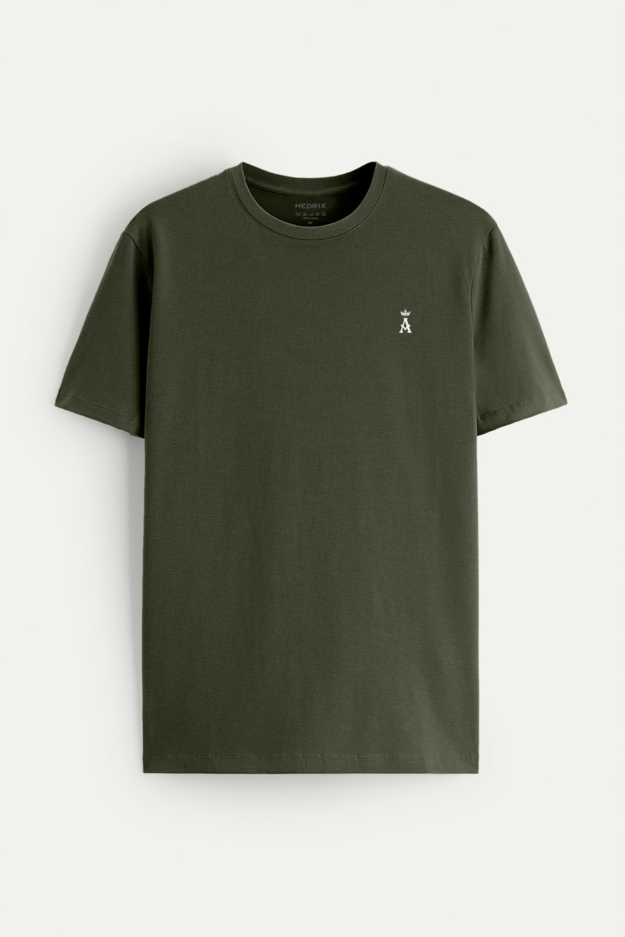 Levně Tričko, Barva Khaki, s Potiskem Ace King