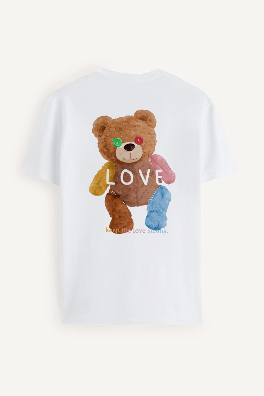 Levně Tričko, Barva Bílá, s Potiskem Lovely Teddy