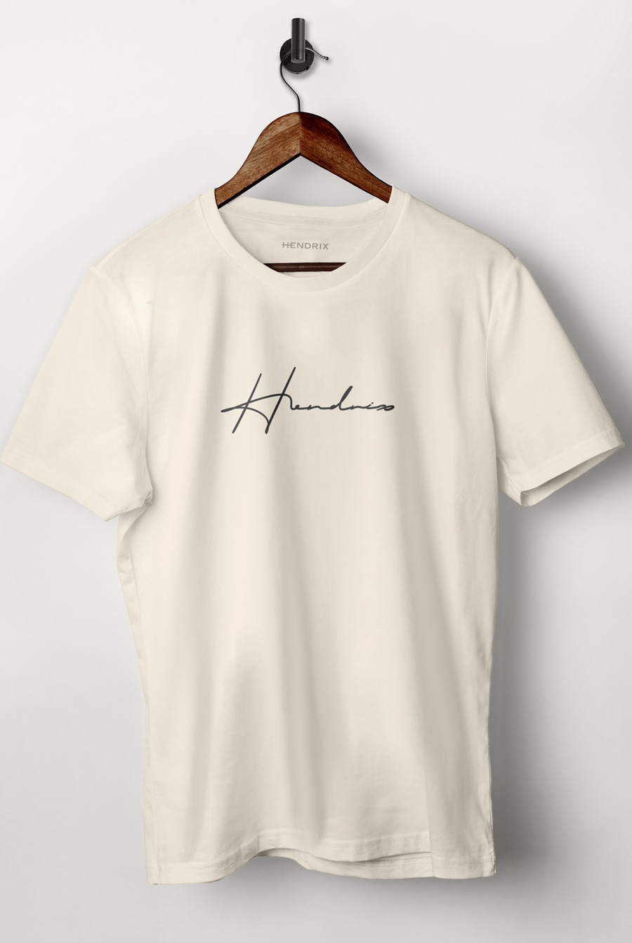 Levně Tričko, Barva Ekru, s Potiskem Hendrix Limited Signature Black