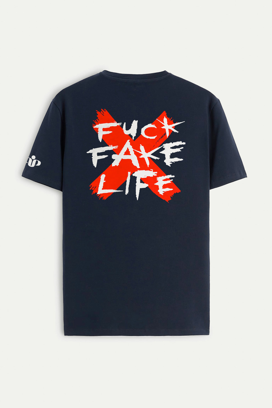 Levně Tričko, Barva Modrá, s Potiskem X Life