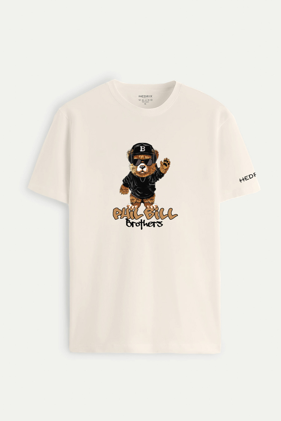 Levně Tričko, Barva Ecru, s Potiskem B Bear