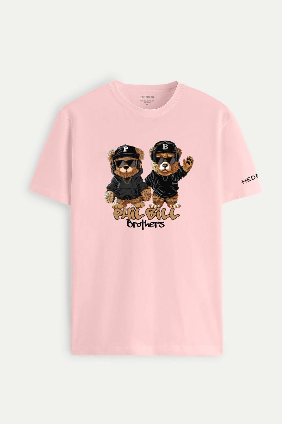 Levně Tričko, Barva Růžová, s Potiskem Bears