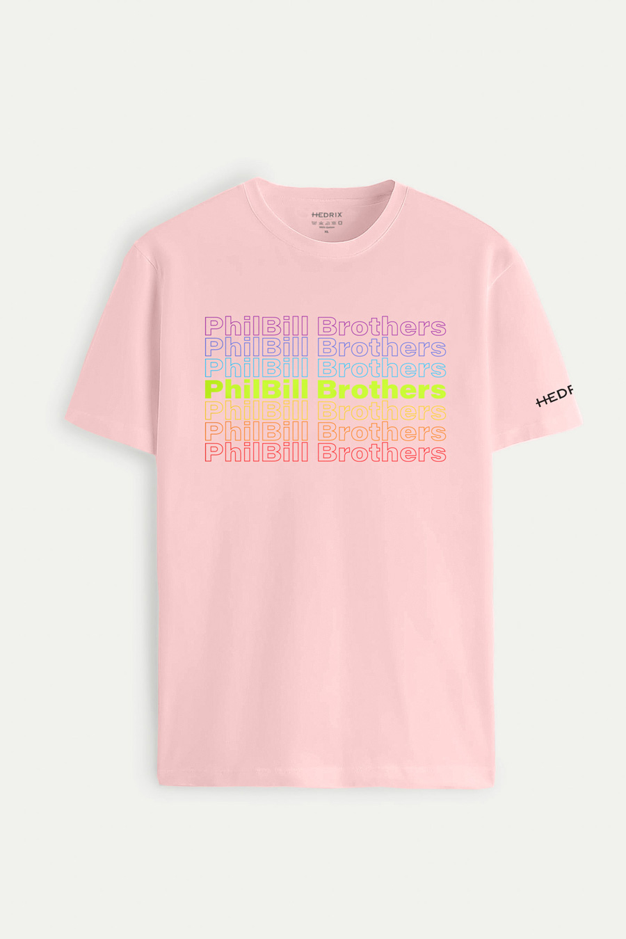 Levně Tričko, Barva Růžová, s Potiskem Colorfull Logo