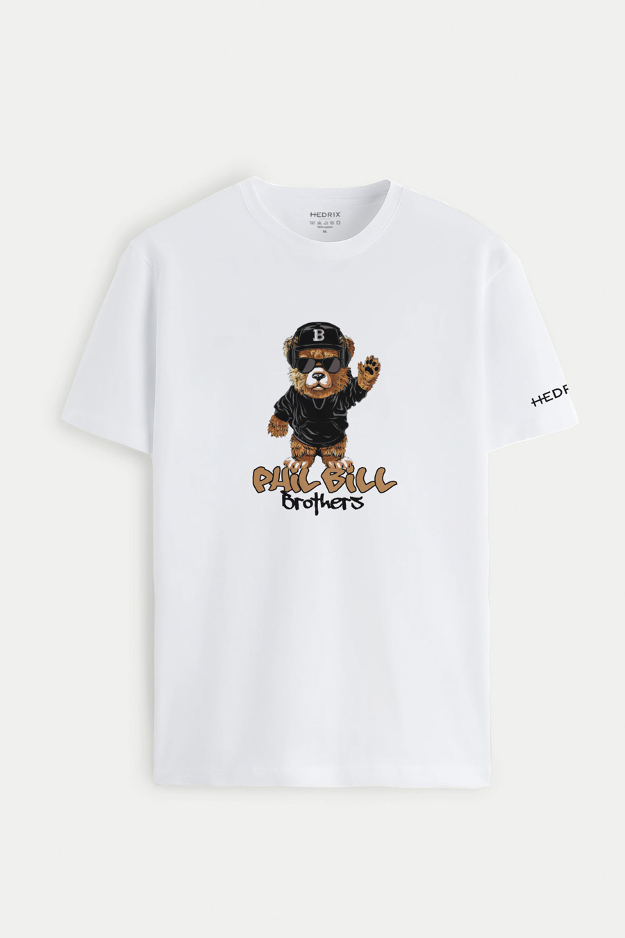 Levně Tričko, Barva Bilá, s Potiskem B Bear